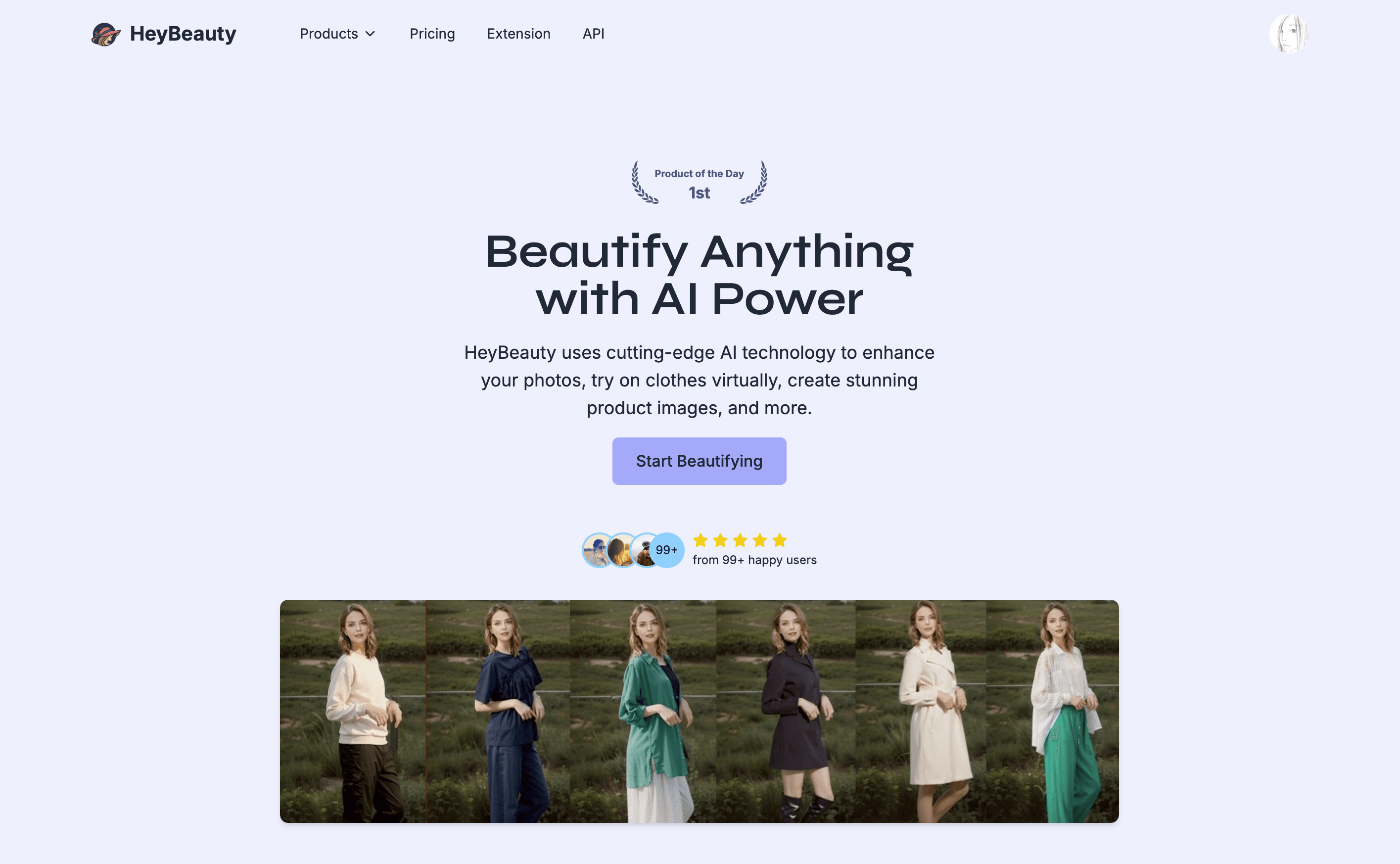 Skincare product campaign direction