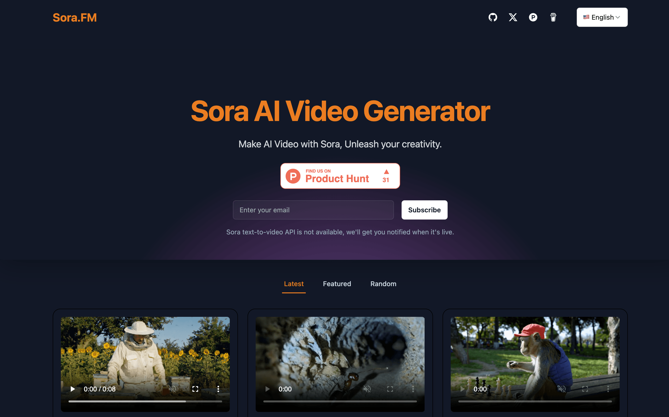 AI video visual showcase