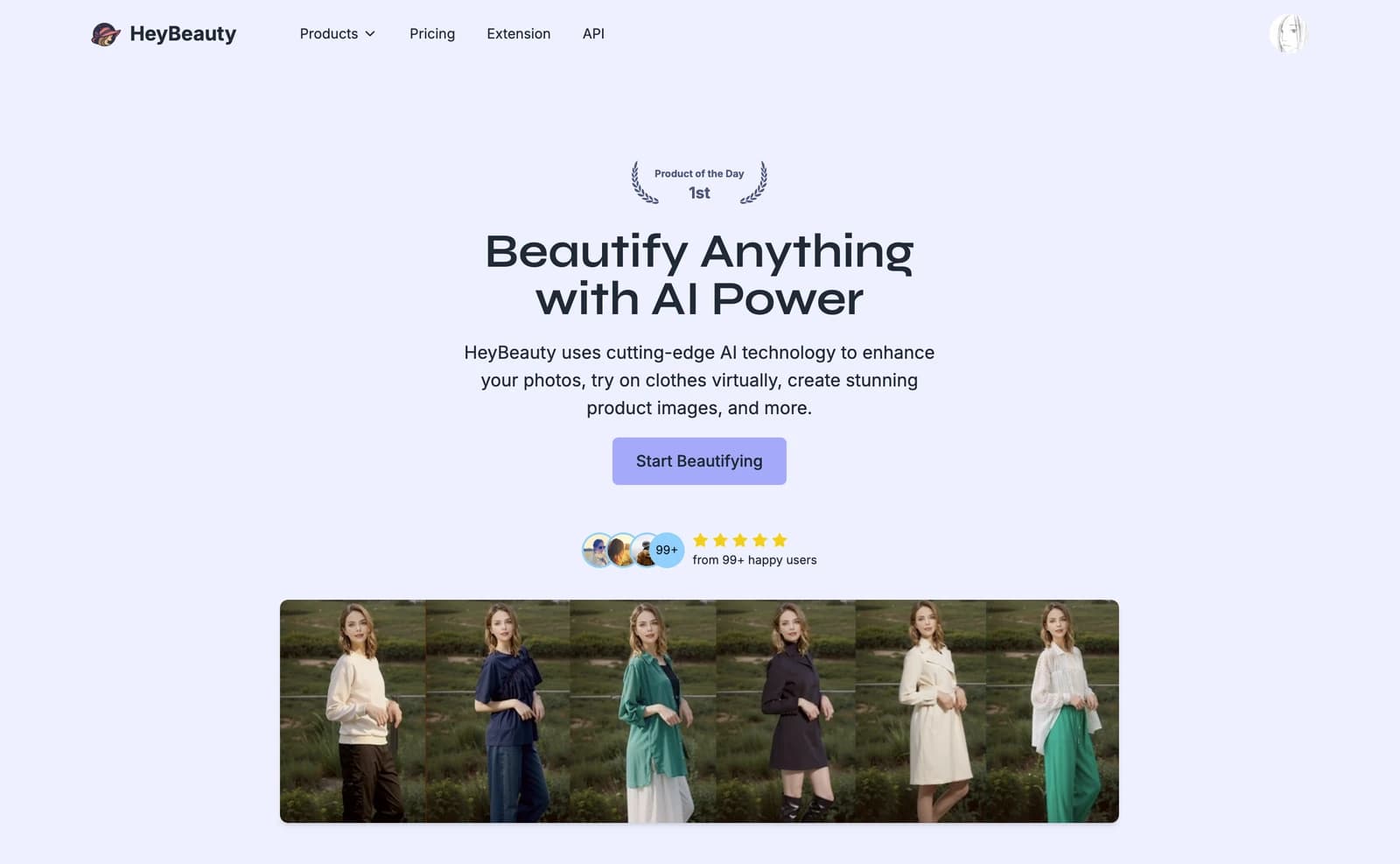 Skincare product campaign direction